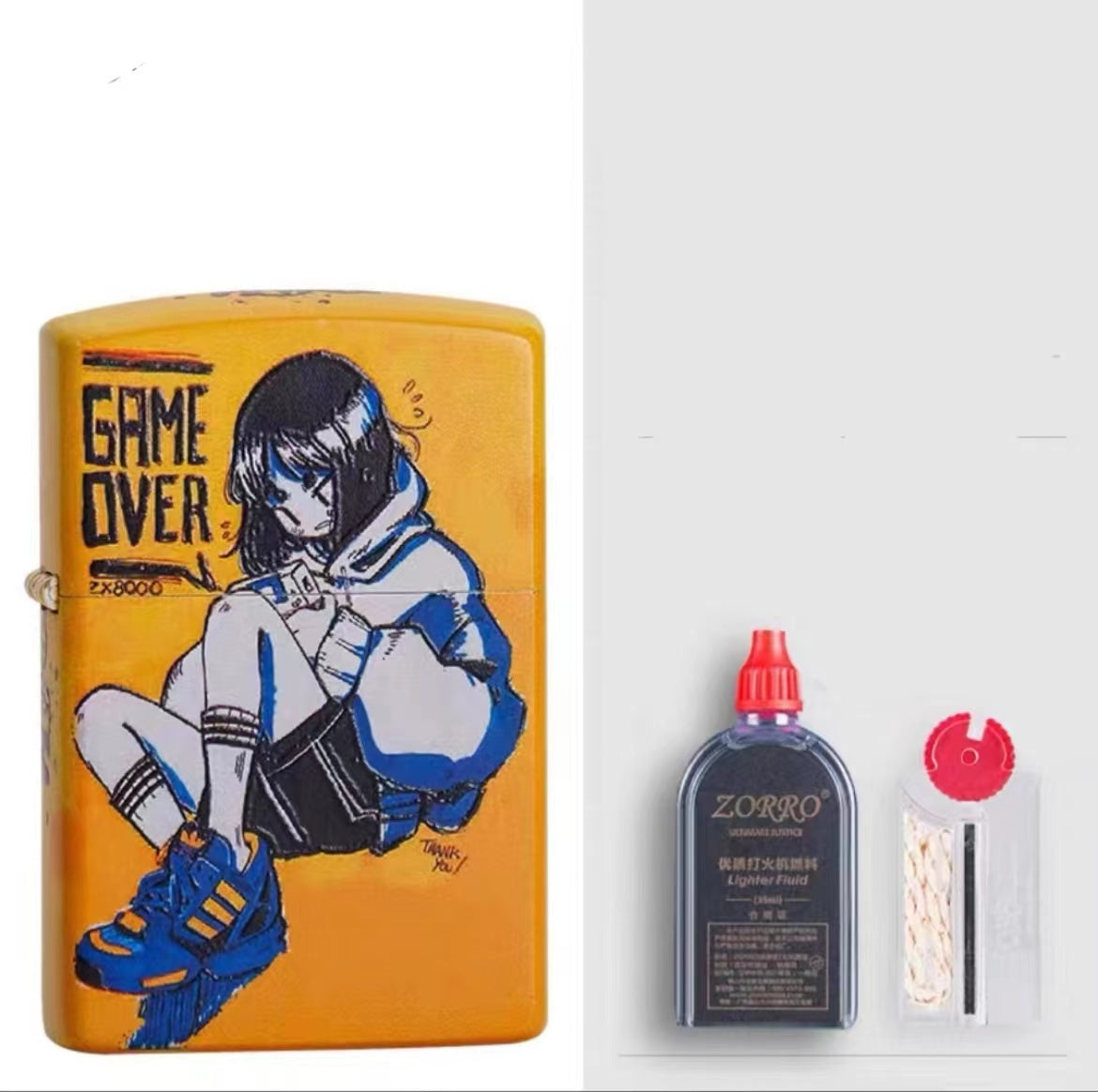 Encendedor de queroseno Muela abrasiva a prueba de viento Elemento secundario Alto nivel de apariencia