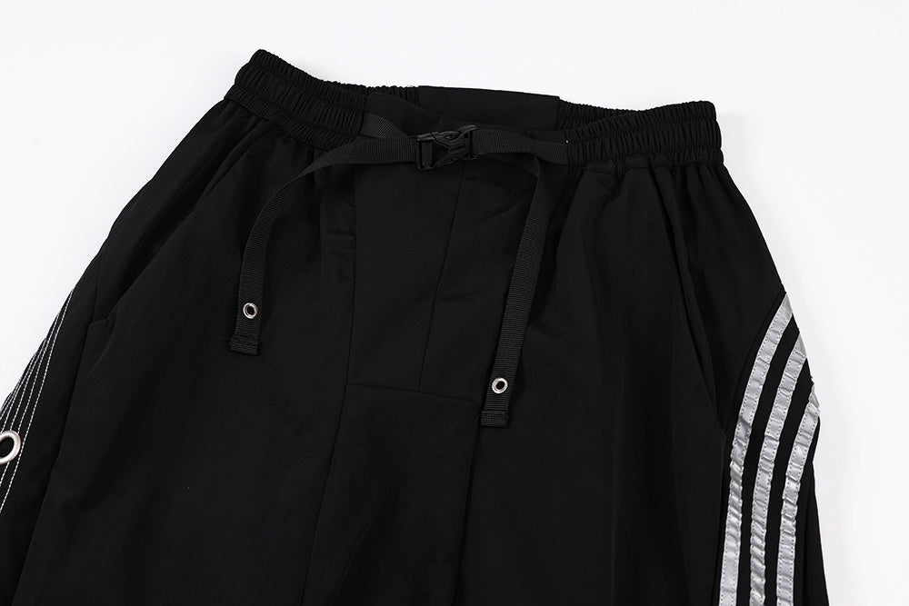 Men's Side Striped Stitching Tooling Straight Pants