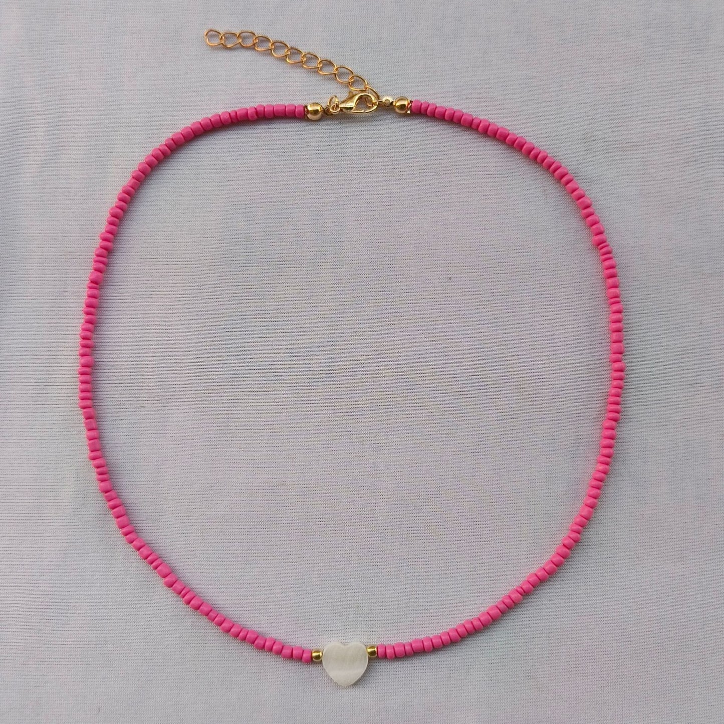 Popular Heart Shell Bead Necklace For Women