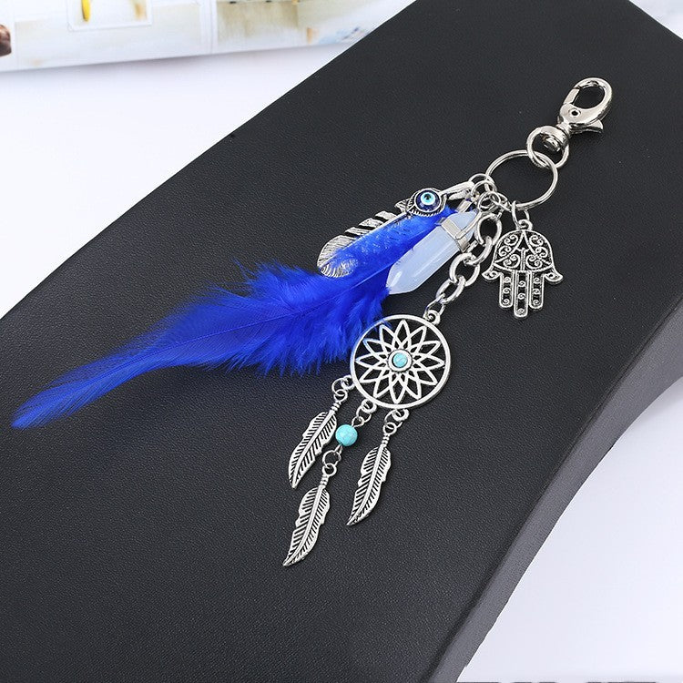 Porte-clés de voiture Gossip Dreamcatcher européen et américain