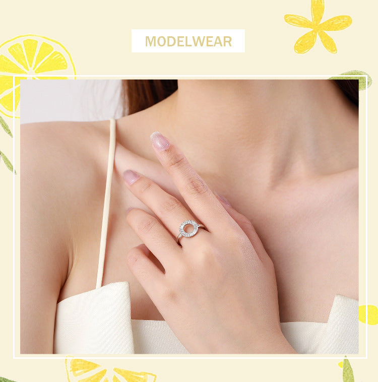 Women's Fashion Minority Design S925 Sterling Silver Ring