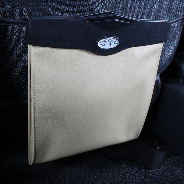 Bote de basura colgante para vehículos multifuncional