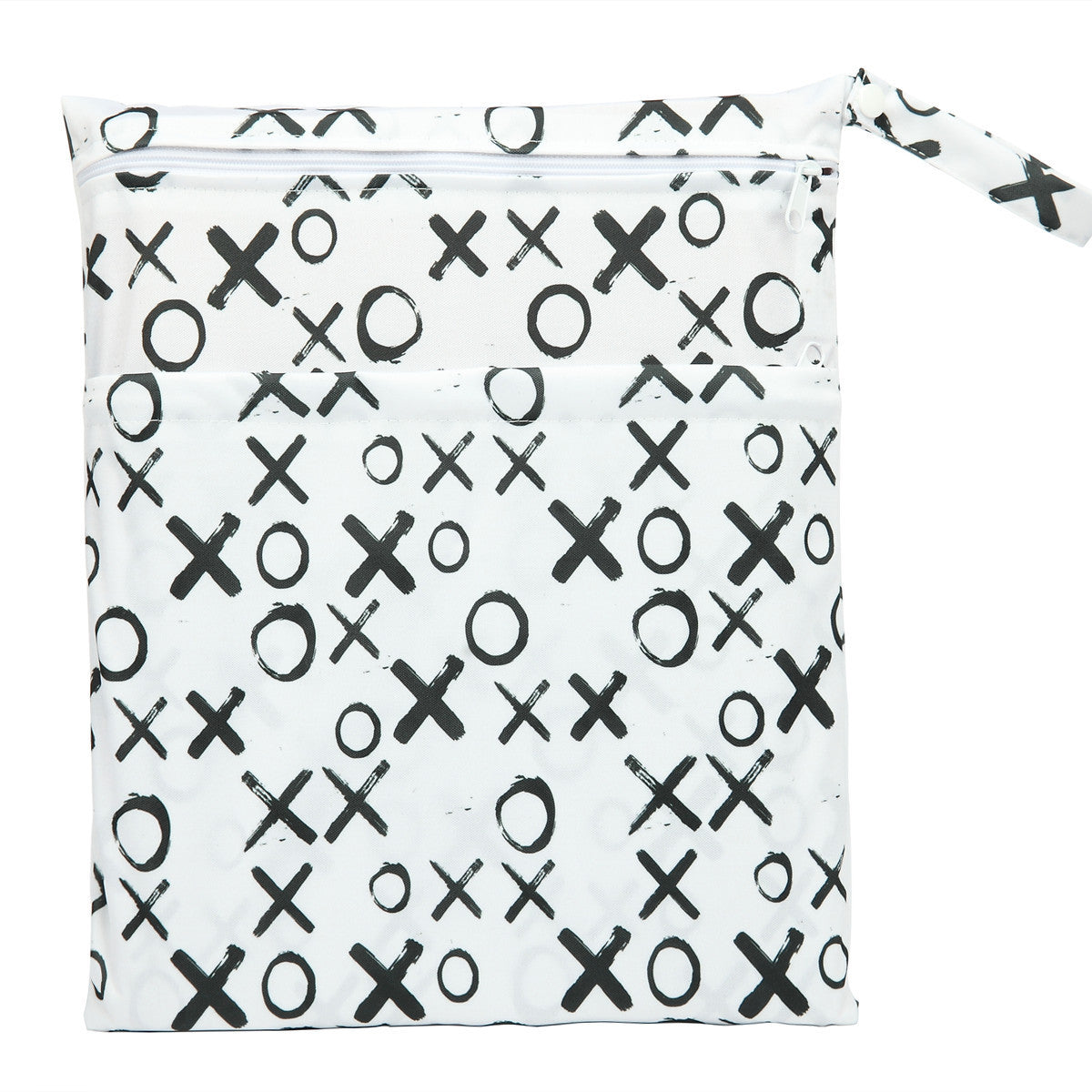 Bolsa de pañales con errores de gran capacidad y doble bolsillo, tamaño mediano