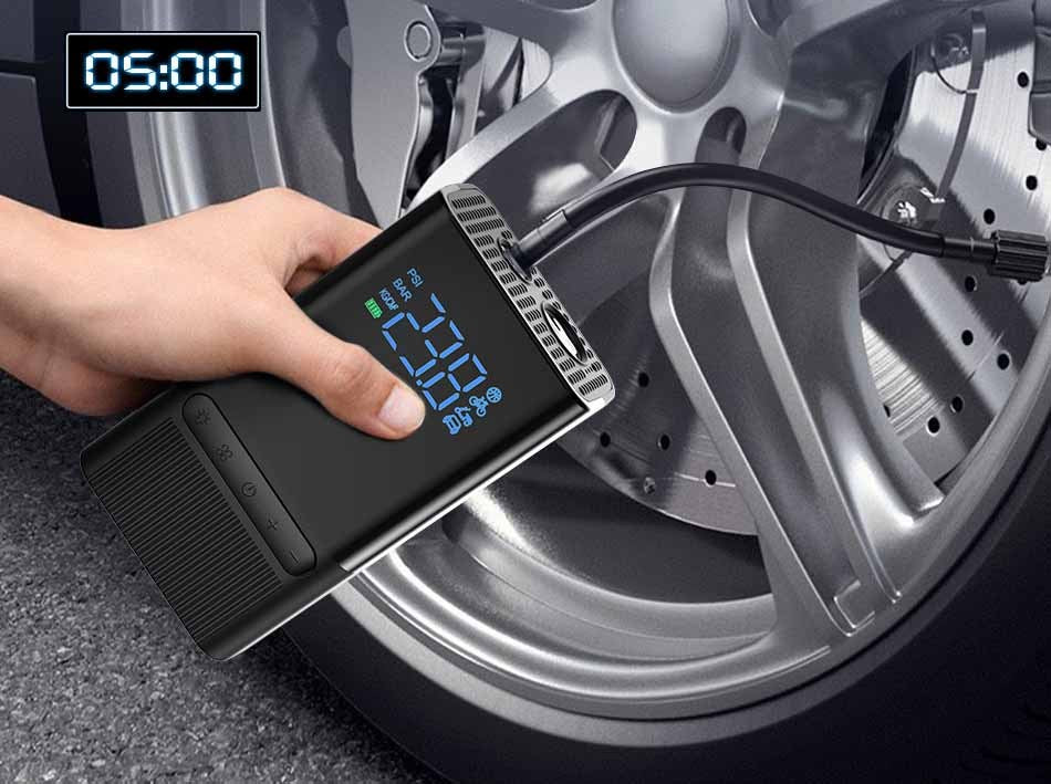 Compresor de aire de bomba inflable para bicicleta, coche, barco, Inflador de neumáticos, portátil, recargable