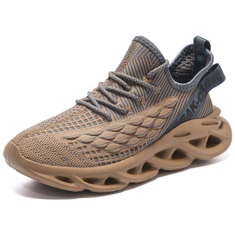 Chaussures de sport en maille tissée Fly pour hommes, chaussures de noix de coco