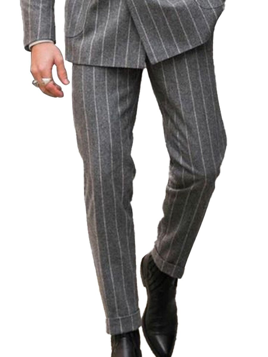 Men's 3D Printed Suit Plaid Camouflage Men's Trousers