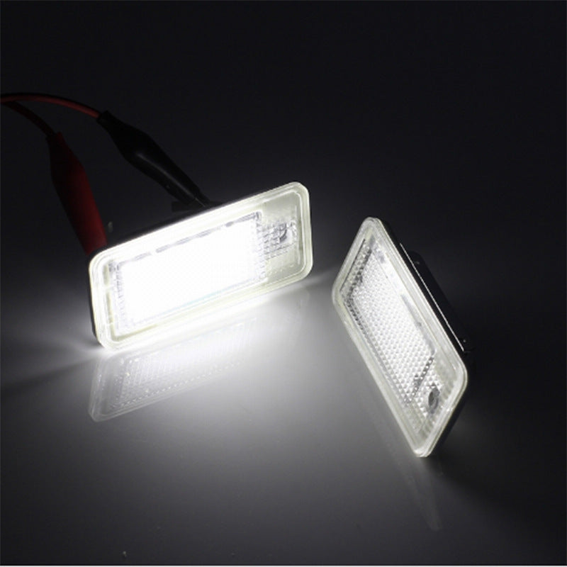 Convient aux feux de plaque d'immatriculation LED de voiture