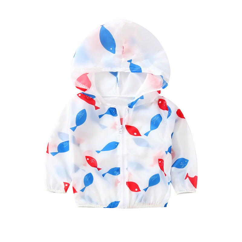 Vêtements de protection solaire pour enfants, vêtements de peau fins et respirants