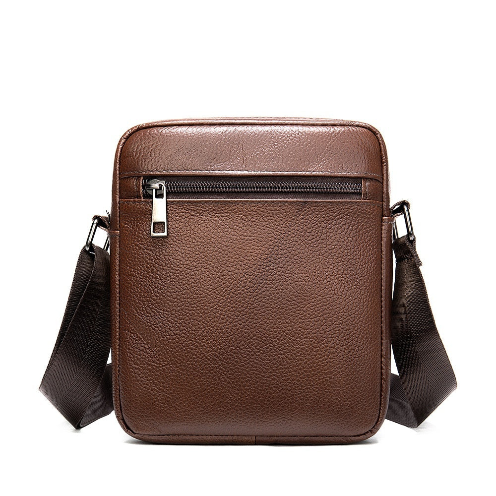 Petit sac à bandoulière en cuir pour hommes d'affaires
