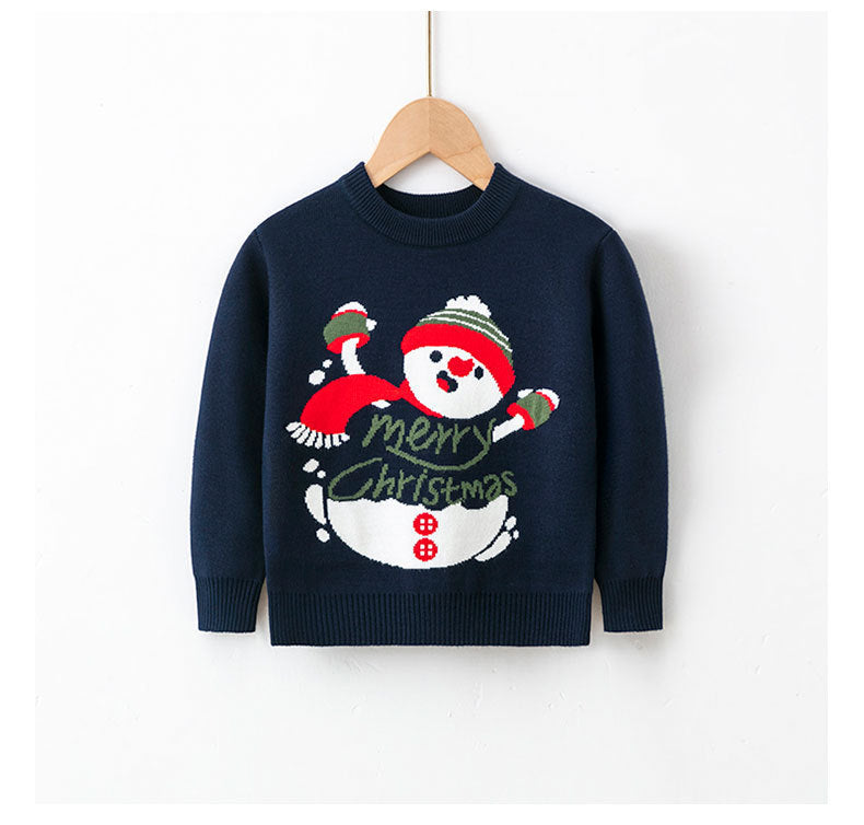 Jerseys navideños de viscosa y algodón para niños