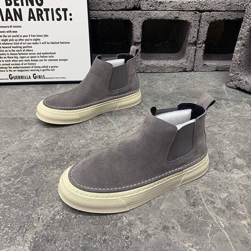 Botas Chelsea Martin informales de caña alta para hombre