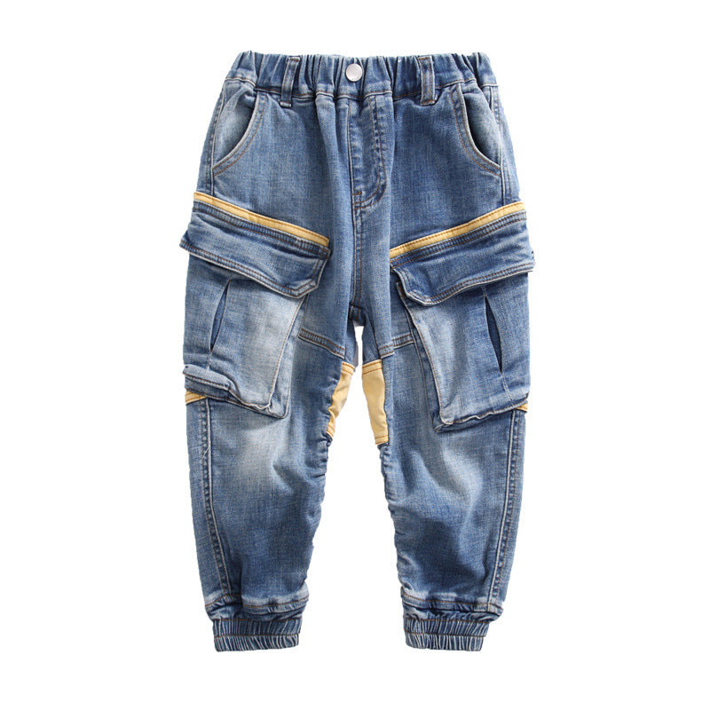 Jeans de printemps et d'automne pour garçons
