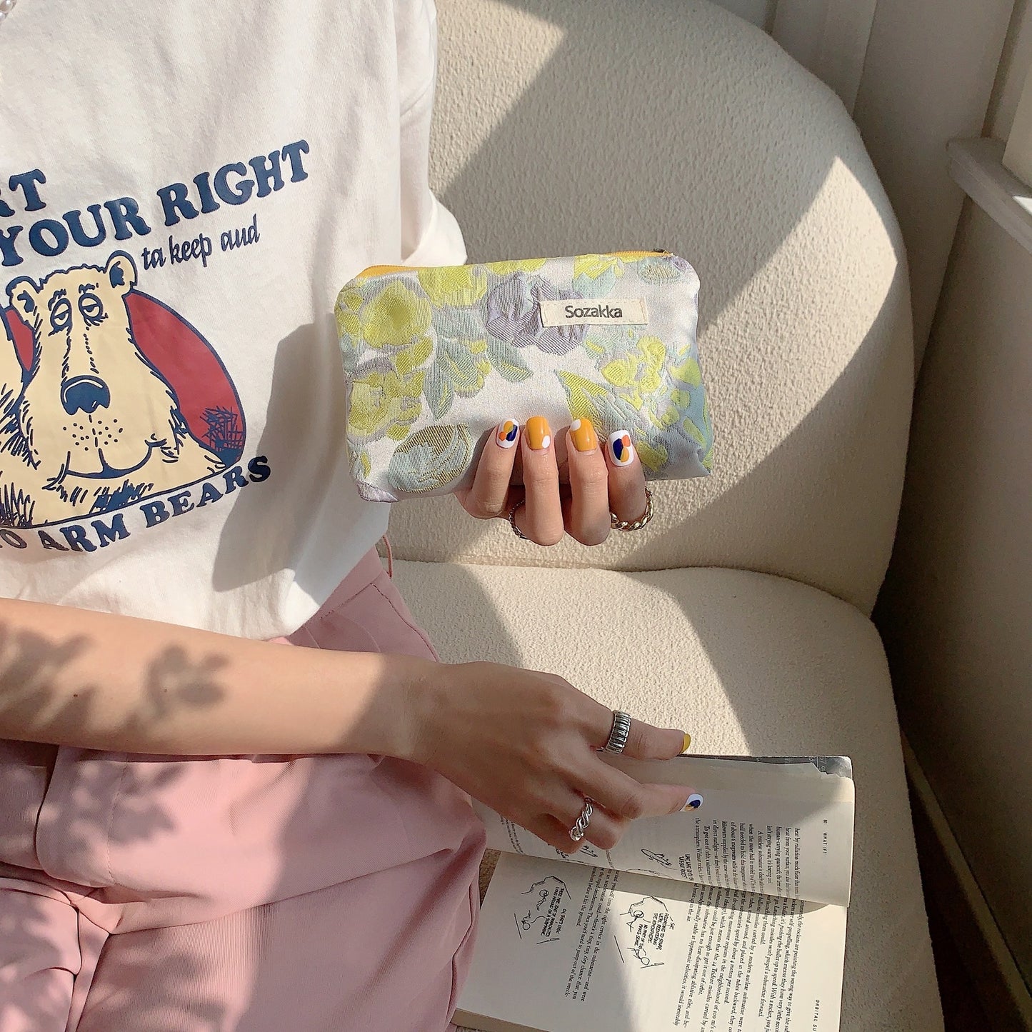 Rope Mouth Red Envelope Female Cosmetic Bag Portable Portable Coin Purse Wash Bag