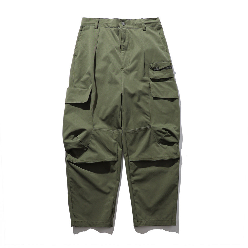 Men's Outdoor Loose Casual Straight-leg Wide-leg Pants