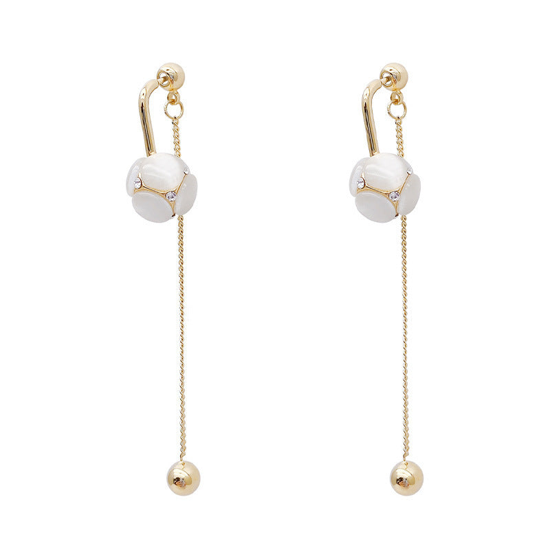 Boucles d'oreilles à pampilles légères et de luxe de haute qualité