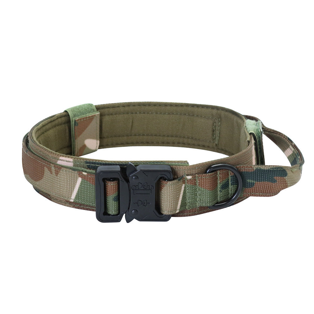 Ensemble collier et laisse tactiques pour chien, collier militaire réglable en Nylon pour chien