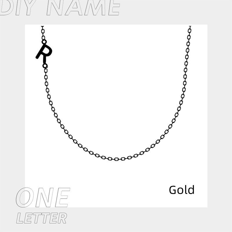 Stainless Steel 26 Alphabet Name Necklace