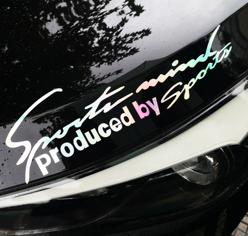 Lámpara ceja pegatina de coche cubierta de cabeza firma del motor