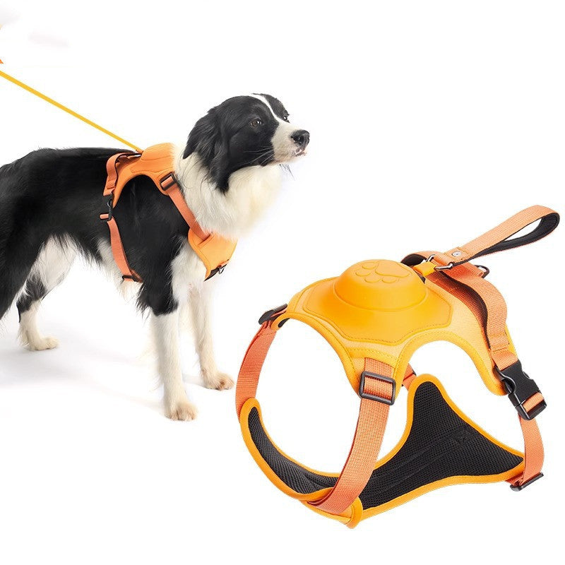 Harnais de collier pour chien, antidéflagrant, poinçon respirant et réglable pour animaux de compagnie, gilet d'entraînement en plein air