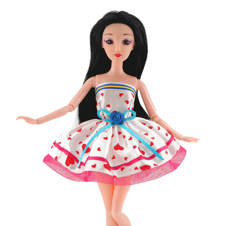 Fille jouer maison jouet 30 cm poupée habiller