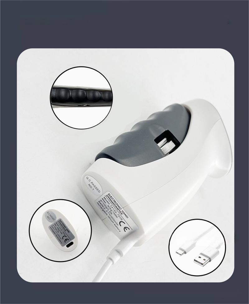 Pinza de mano eléctrica digital Dinamómetro de mano Pinza de conteo Empuñaduras de mano Fortalecedor Medidor de medición Captura automática de energía Buena manera de mantenerse en forma