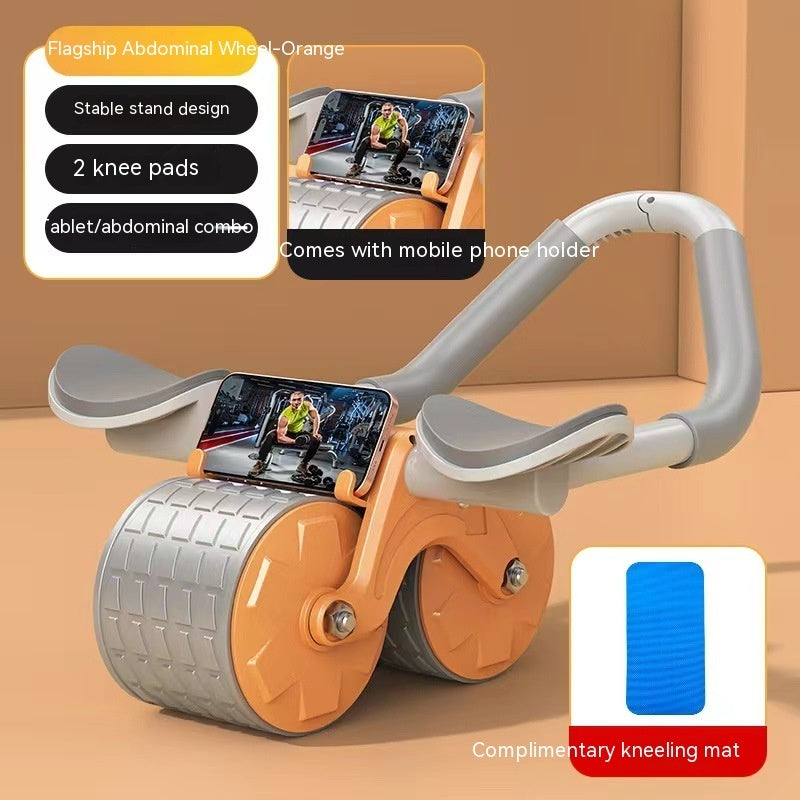 Support de coude roue abdominale Fitness Machine à rouler le ventre outil d'aplatissement du ventre