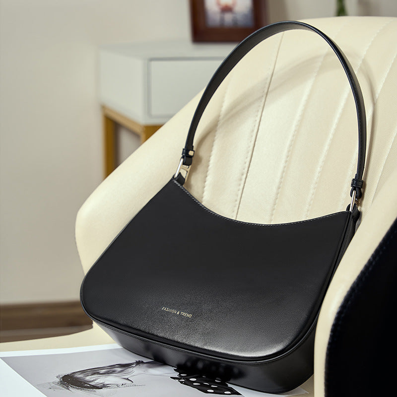 Sac en cuir baguette mode femme