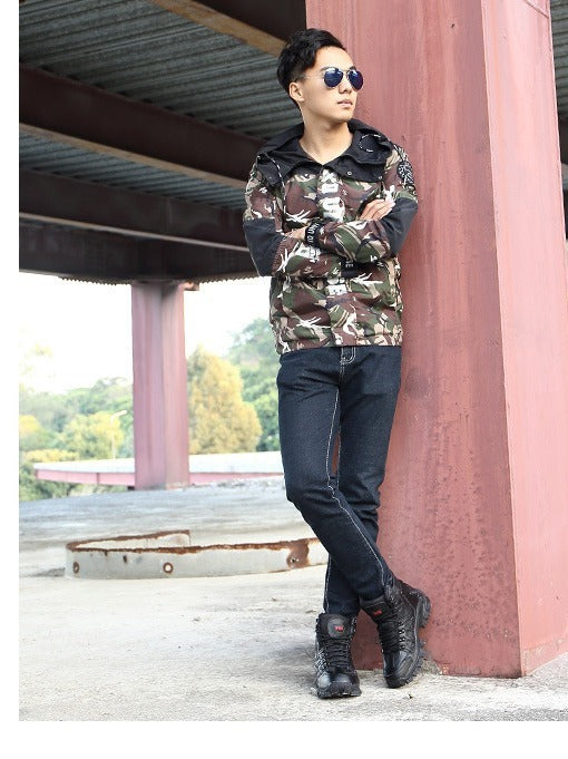 Botas de combate militares Botas militares de combate de caña alta al aire libre Dropshipping