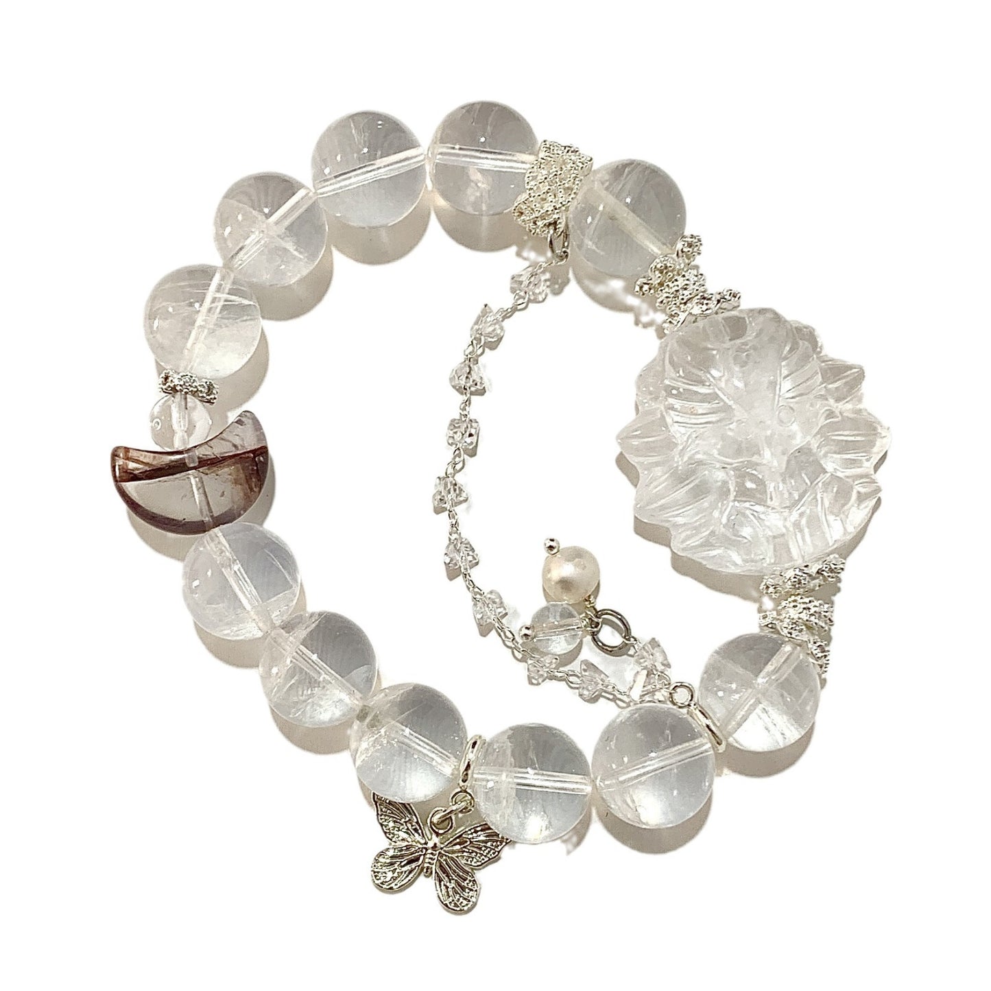 Accessoires de bracelet en cristal de conception originale en cristal naturel