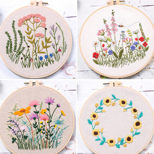 Handmade Embroidery Diy Material Package Self-embroidery European Style Set