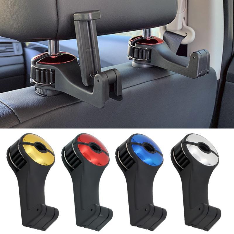 Crochet d'appui-tête de voiture, support de téléphone pour voiture, cintre de voiture pour siège arrière A4 B6, crochet de rangement, support de téléphone, Clip de fixation automatique