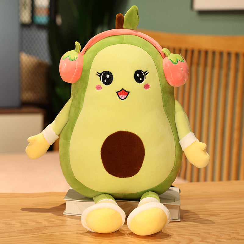 Oreiller en peluche d'avocat rouge Net, jouet pour dormir, cadeau d'anniversaire