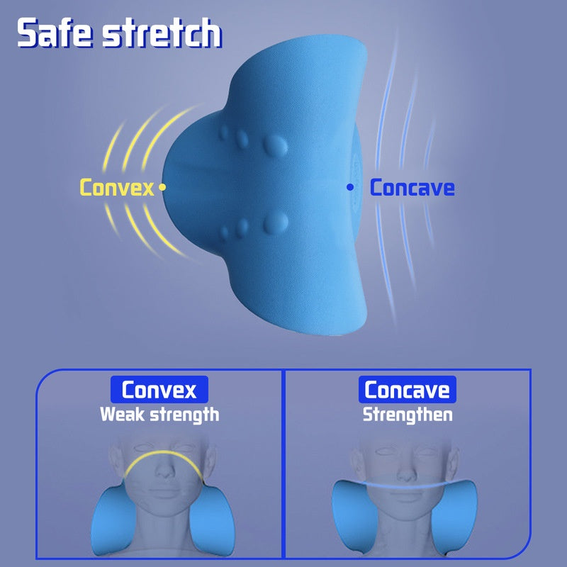 Étirement de la colonne cervicale, Relaxation musculaire par gravité, Traction, civière du cou, oreiller de Massage des épaules, soulage la douleur, Correction de la colonne vertébrale