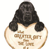 Colgante de llavero acrílico Love Dog