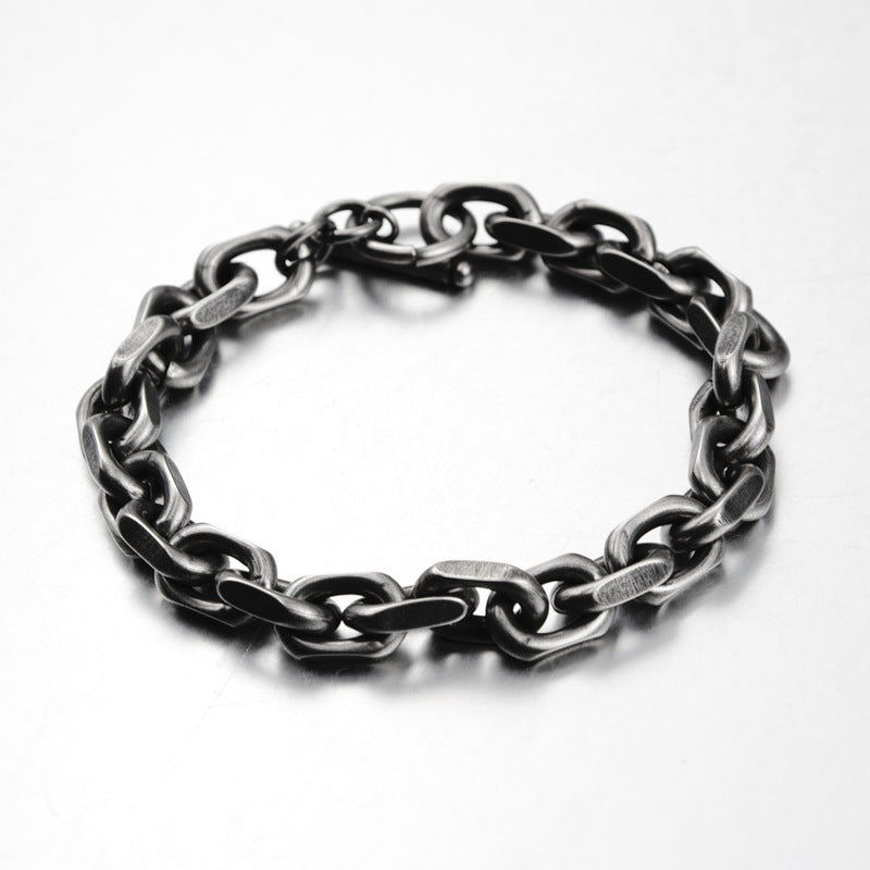 Personalized Fashion Accessories Titanium Steel Round Bracelet