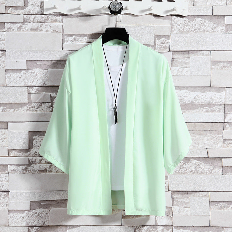 Summer Thin Chinese Style Ice Silk Sun Protection Clothing Robe Hanfu