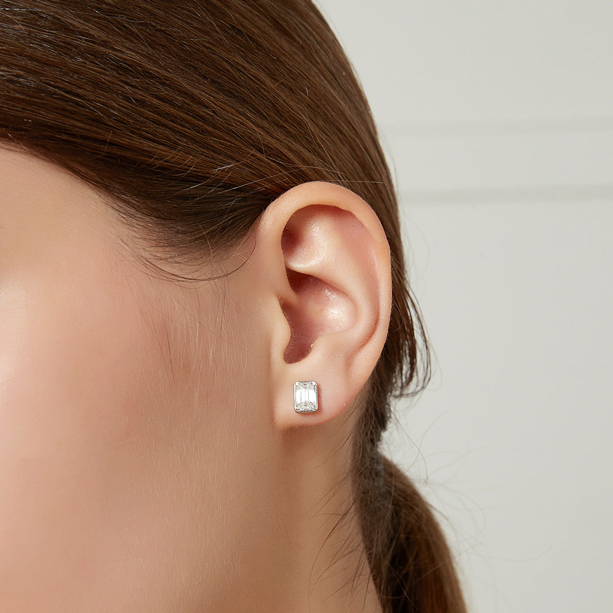 Nicho De Pendientes Cuadrados Geométricos De Moda