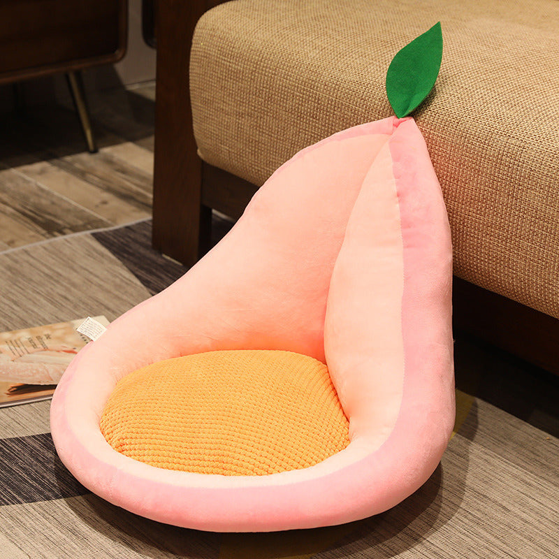 Almohada con forma de zanahoria y aguacate, Cactus de peluche suave, multifunción, Kawaii, decoración para el hogar y la Oficina, cojín para asiento de silla