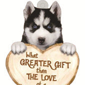 Colgante de llavero acrílico Love Dog