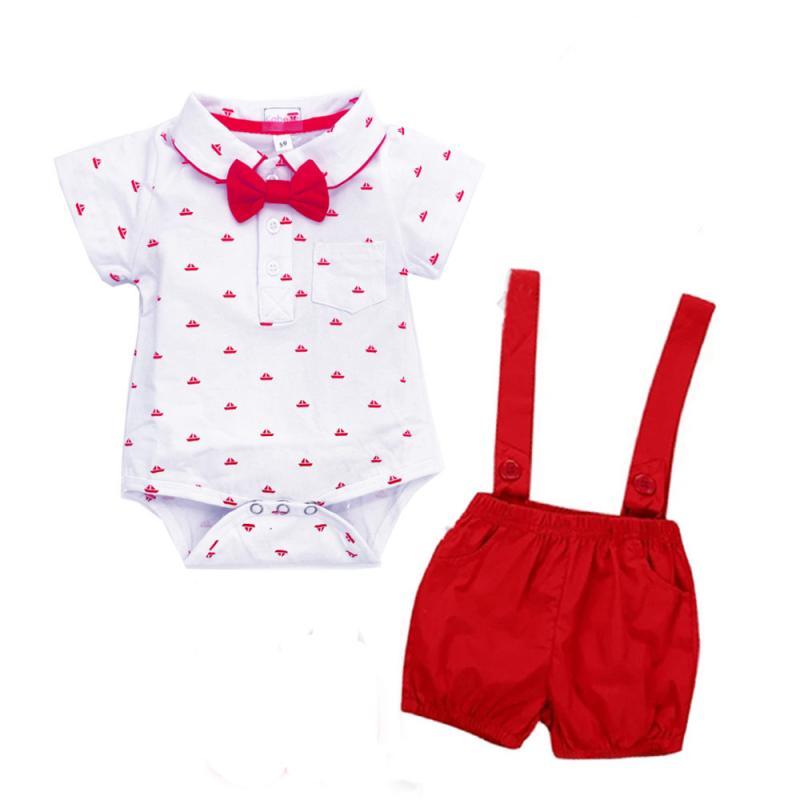 Costume de vêtements pour bébés garçons, Short triangulaire à manches courtes, vêtements pour enfants