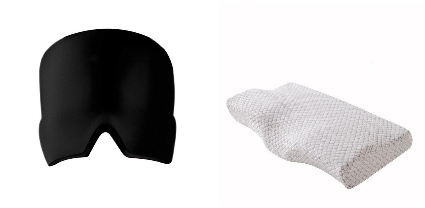 Mascarilla para ojos en gel para aliviar el dolor de cabeza