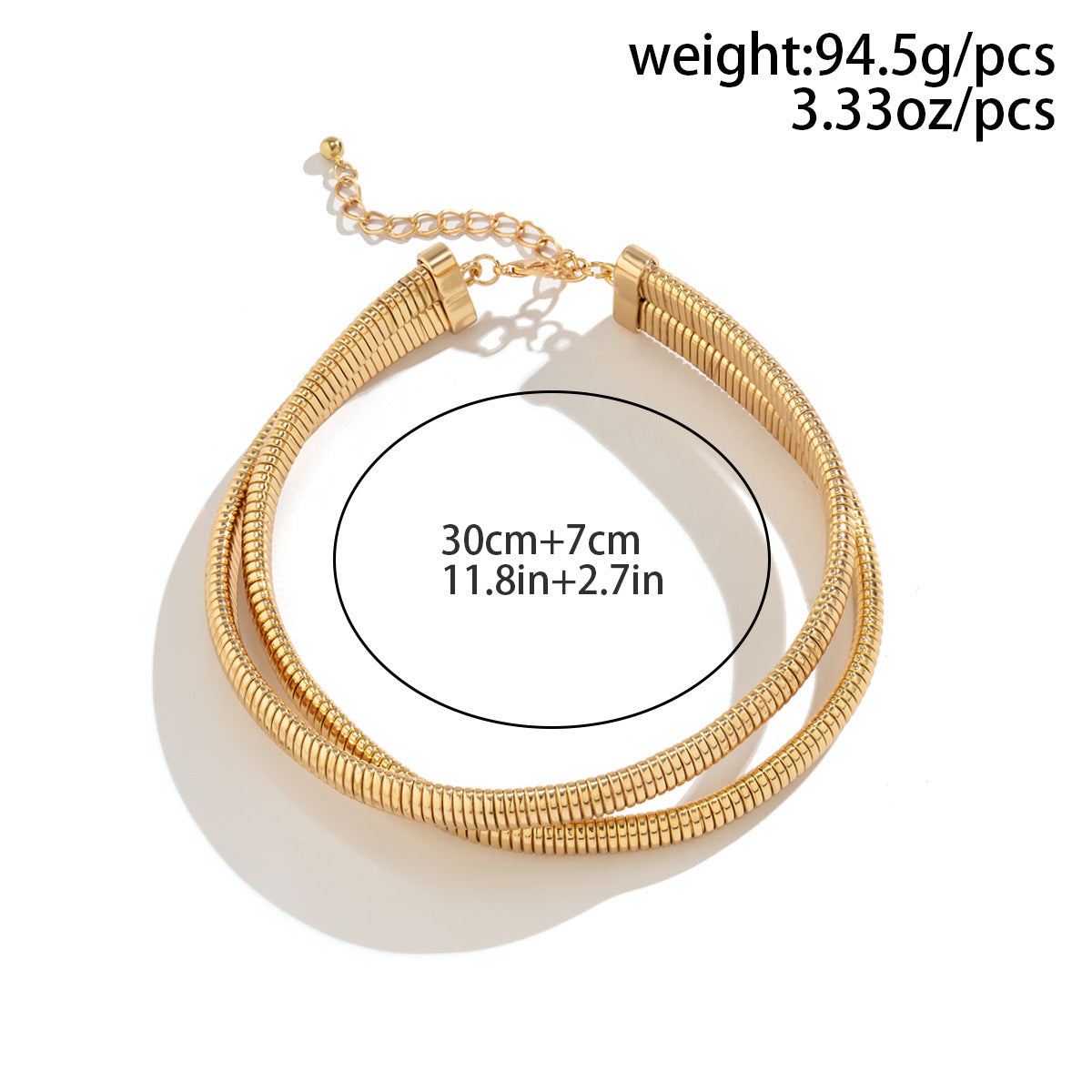 Fashion Metal Snake Bone Collar Women's Simple Multi-layer Necklace