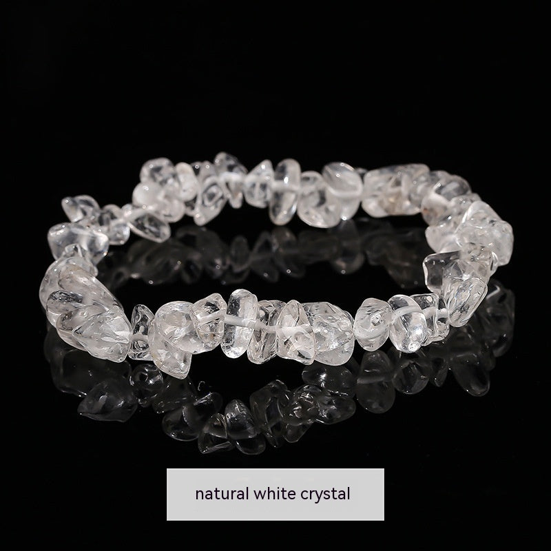 Natural Crystal Gravel Agate Aventurine Irregular Bracelet