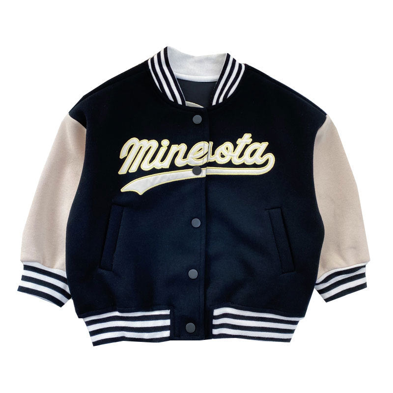 Vêtements pour enfants, veste d'uniforme de Baseball coréen assortie avec tout pour garçons
