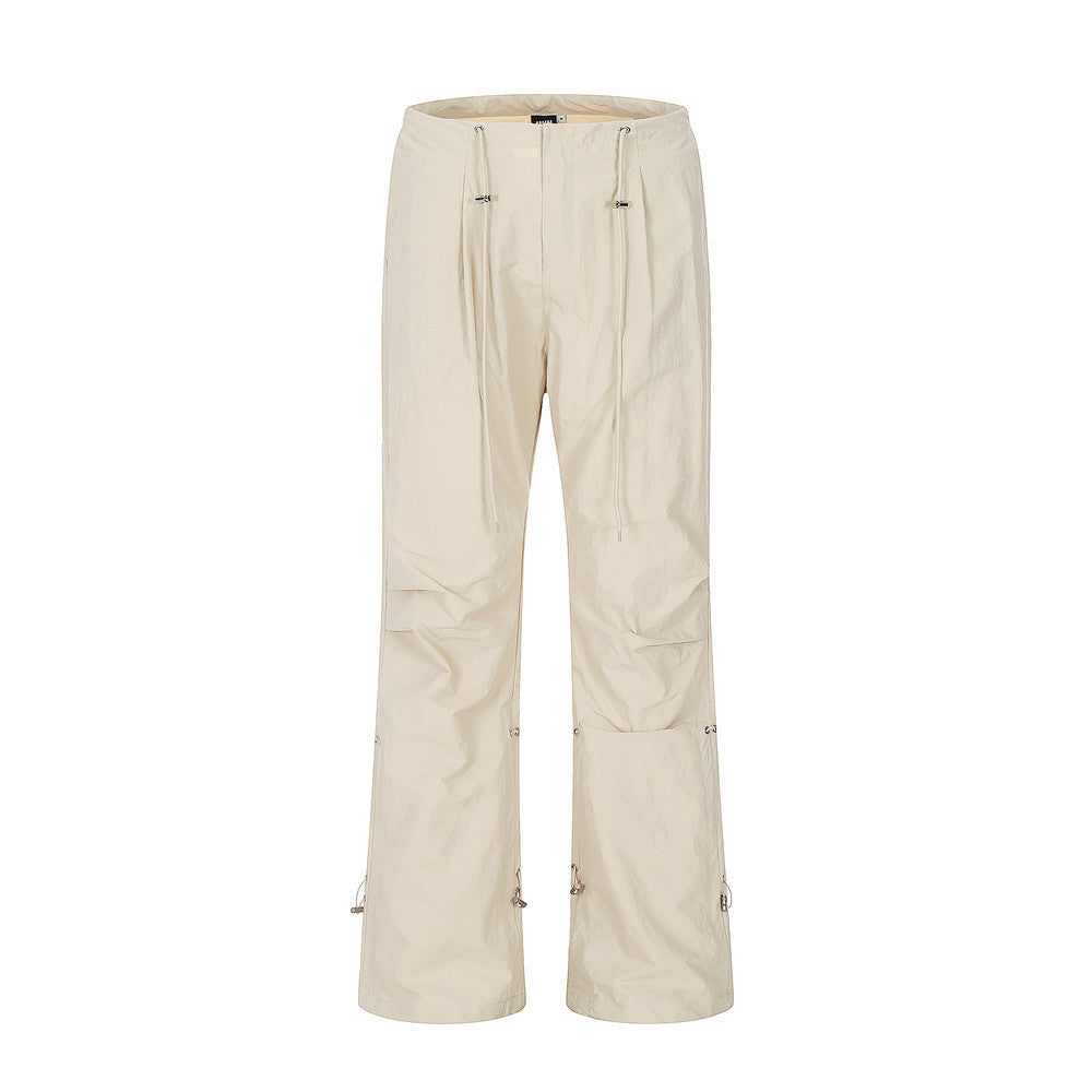 Men's Loose Sports Drawstring Ankle-tied Casual Pants