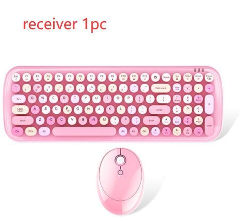 Clavier punk de filles de rouge à lèvres de couleur