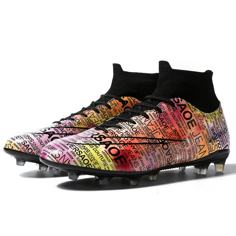 Chaussures de football montantes pour garçons et filles Tf ongles cassés