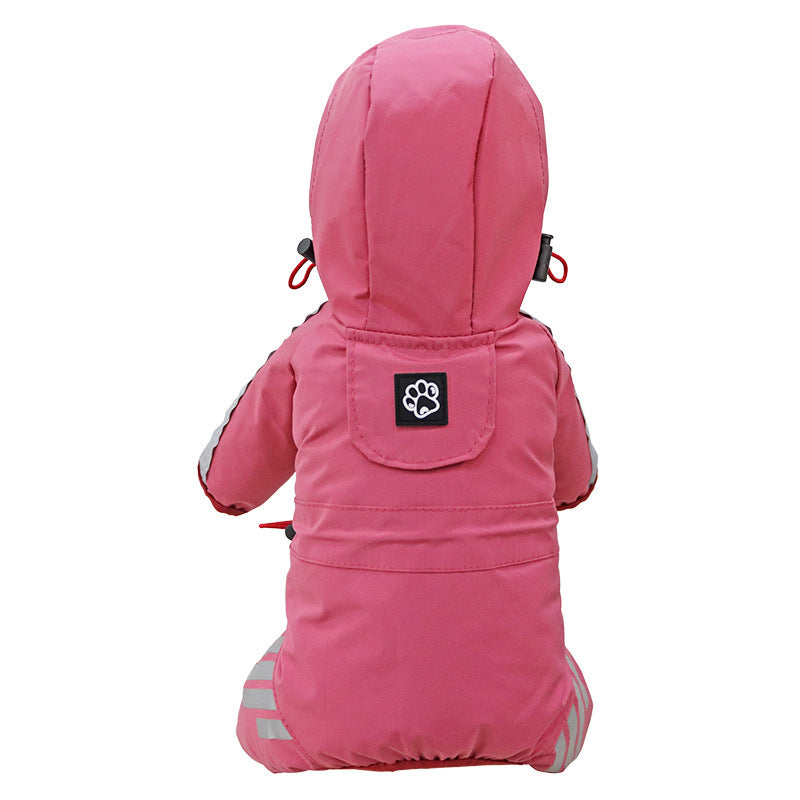 Manteau imperméable pour chien, paquet complet, Cape de pluie imperméable de quatre pieds, produits pour animaux de compagnie