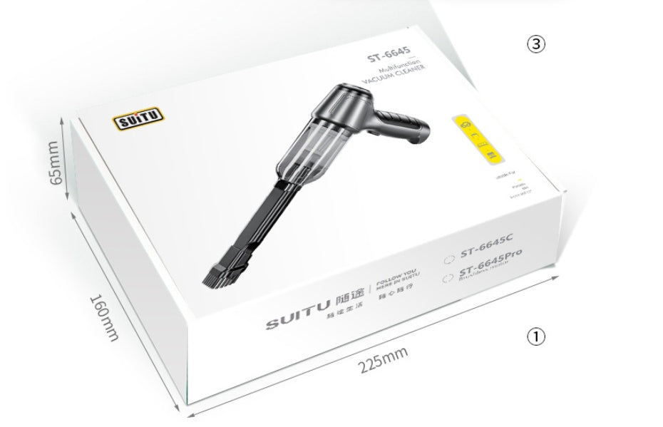 Mini aspiration haute puissance pour petite voiture portative domestique