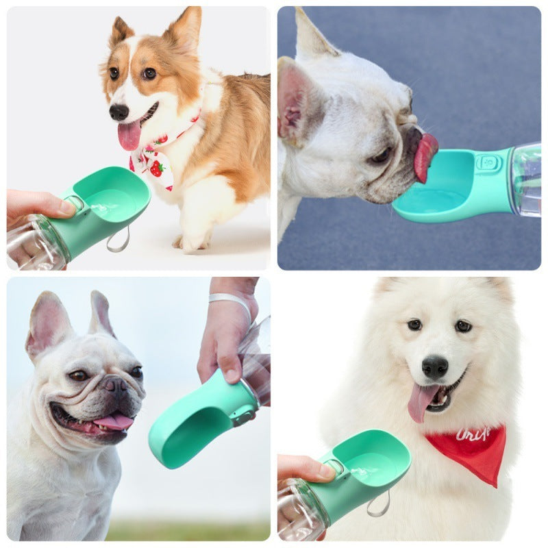 Animaux de compagnie sortir tasse d'eau Portable abreuvoir pour chien bouteille d'eau d'alimentation fournitures pour animaux de compagnie